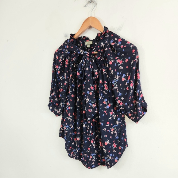 Fei Anthropologie Floral blouse - Picture 2 of 5